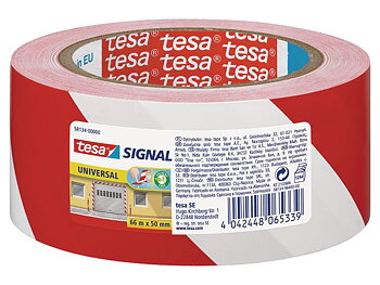 Markeringstejp TESA Sign.50mmx66m röd/vi