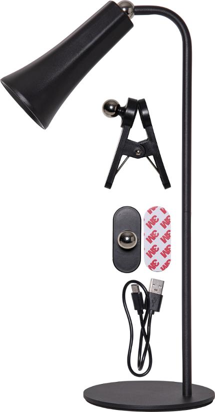 Lampa STAR T Functional LED 38cm svart