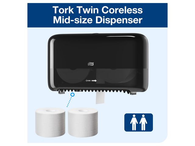 Dispenser T7 Coreless Twin Sv