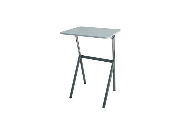 StandUp Elevbord 70x60cm Hög.laminat grå