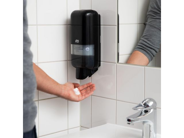 Dispenser Tvål och Handsprit Tork S4 svart