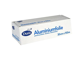 Aluminiumfolie DUNI box 30cmx150m