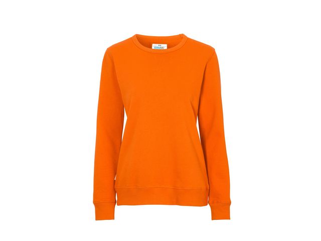 Sweatshirt Crew Neck dam GOTS orange S
