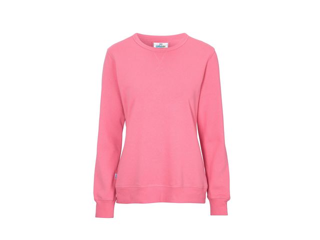 Sweatshirt Crew Neck dam GOTS rosa XL