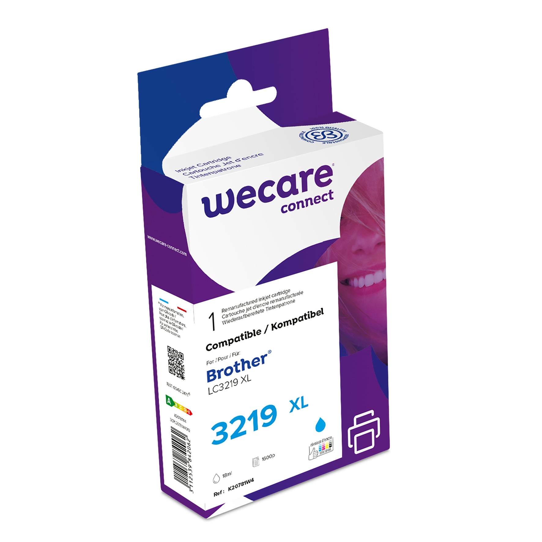 Bläck Wecare LC-3219XLC Cyan