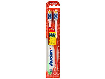 Tandborste JORDAN TotalClean Medium 2/fp