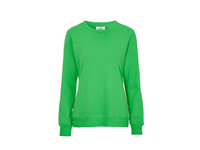 Sweatshirt Crew Neck dam GOTS grön