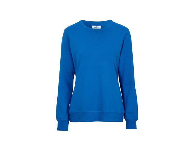 Sweatshirt Crew Neck dam GOTS royal S