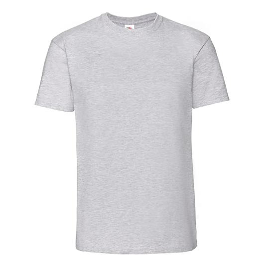 T-shirt FRUIT 195T gråmel 2XL