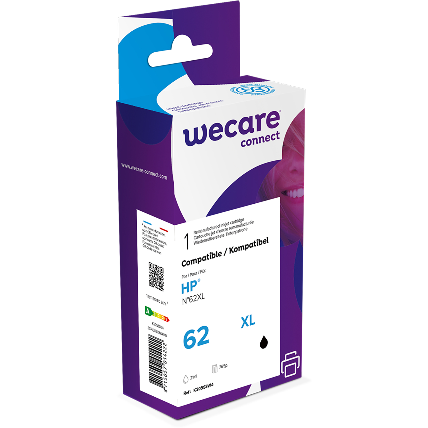 Bläck Wecare 62XL svart