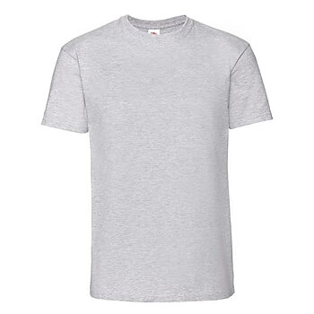 T-shirt FRUIT 195T gråmel 5XL