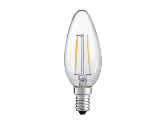LED-lampa Kronljus E14 230V Klar 40W