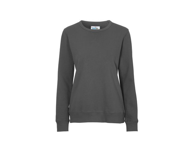 Sweatshirt Crew Neck dam GOTS grå