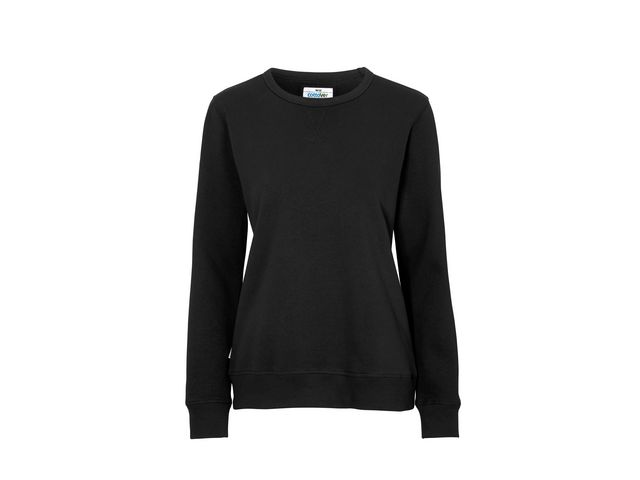Sweatshirt Crew Neck dam GOTS svart 3XL