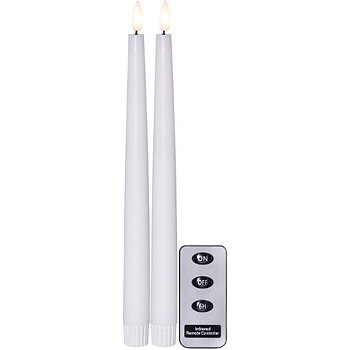 Antikljus STAR T LED 28cm vit 2/fp