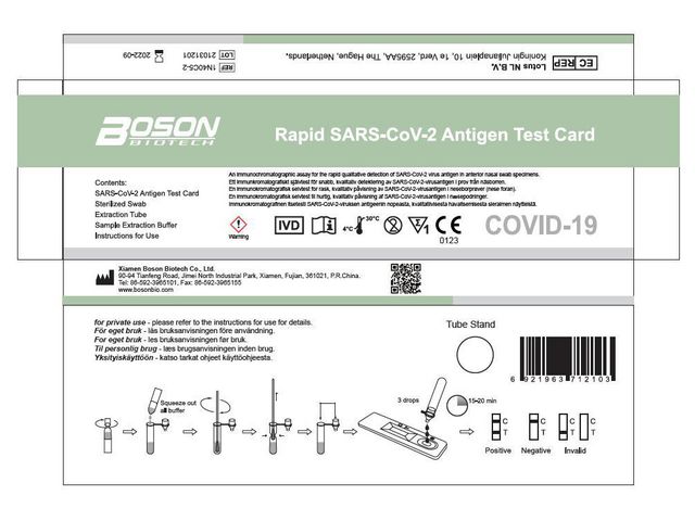 Självtest BOSON Antigen Rapid Test 1/fp