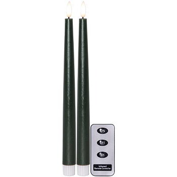 Antikljus STAR T LED 28cm grön 2/fp