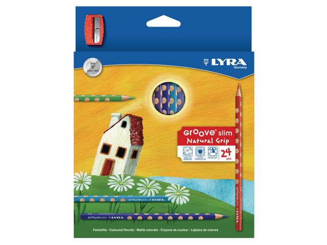 F&auml;rgpenna LYRA Groove Slim 24/fp
