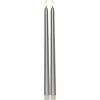 Antikljus STAR T LED 39cm silver 2/fp