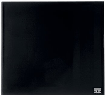 Glastavla 450 x 450 mm svart