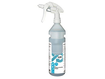 Sprayflaska SURE Int&SurfCl tom 750ml
