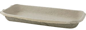 Sprutfat 65 naturell 180 x 90 x 19 mm papper miljömärkt
