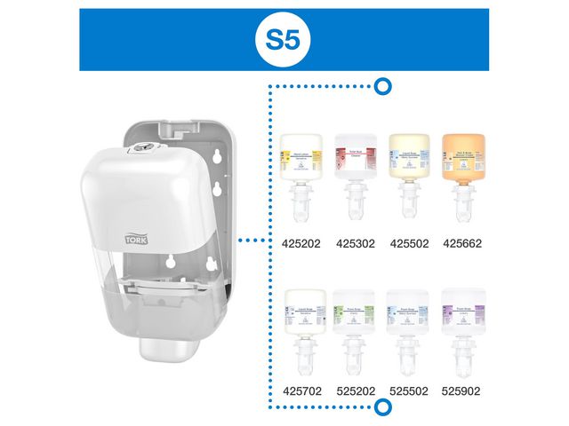 Dispenser S5 Mini Tork vit