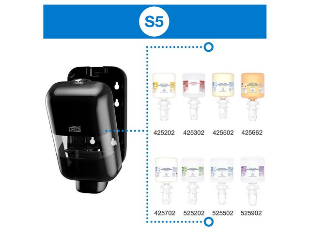 Dispenser S5 Mini Tork svart