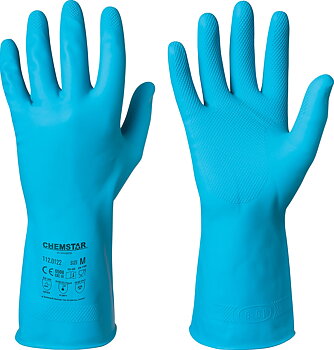 Diskhandske Latex 0122 blå stl XL