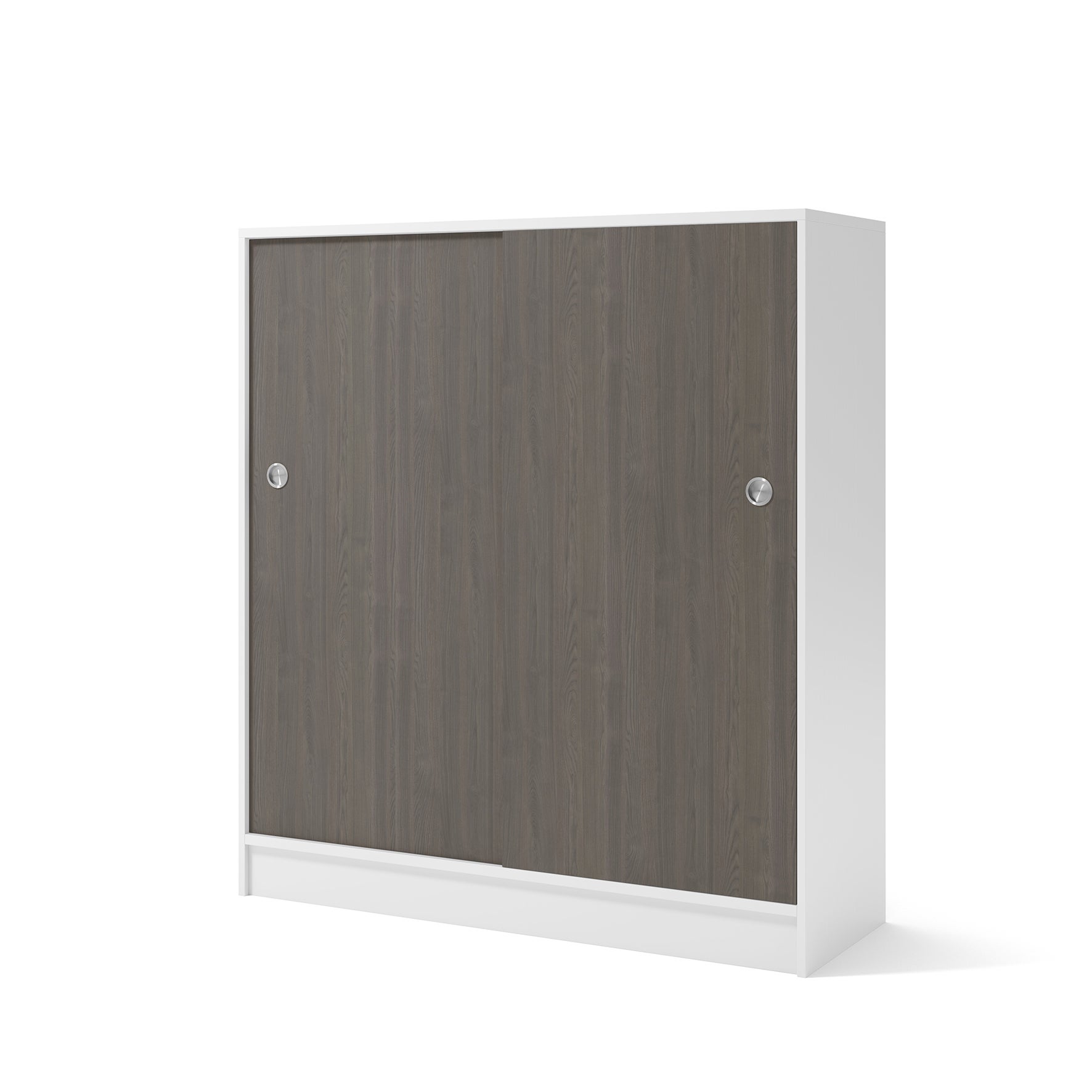 Skåp 1200x415x1325 mm Vit/Mörk ask