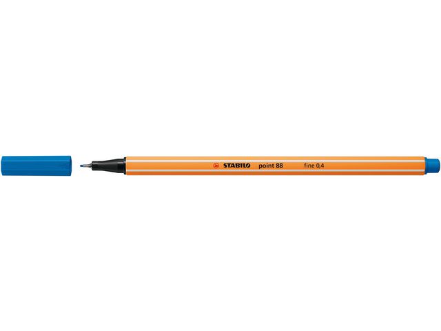 Fineliner STABILO Point 88 bl&aring;