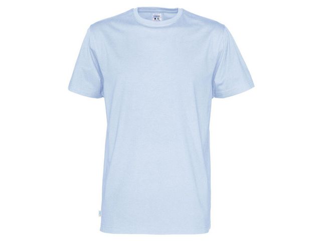 T-shirt COTTOVER GOTS himmelsblå