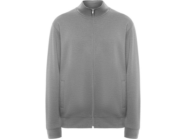 Sweater zip PF ulan unisex gråmel XL