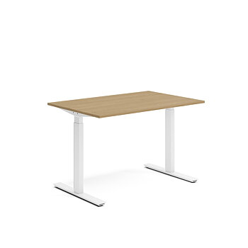 Skrivbord el 120x80 cm Ek/Vit