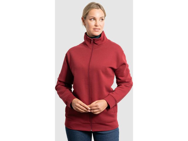 Sweater zip PF ulan unisex röd XL