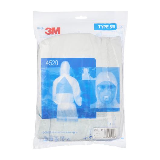 Korttidsoverall 3M 4520 XL vit