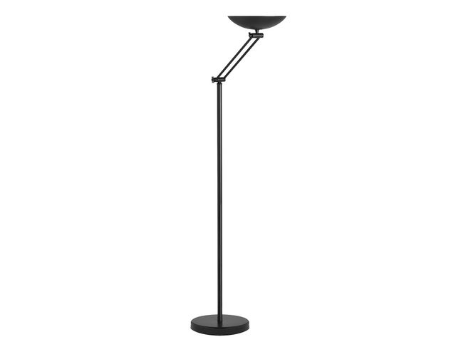Golvlampa UNILUX Dely LED rörlig svart