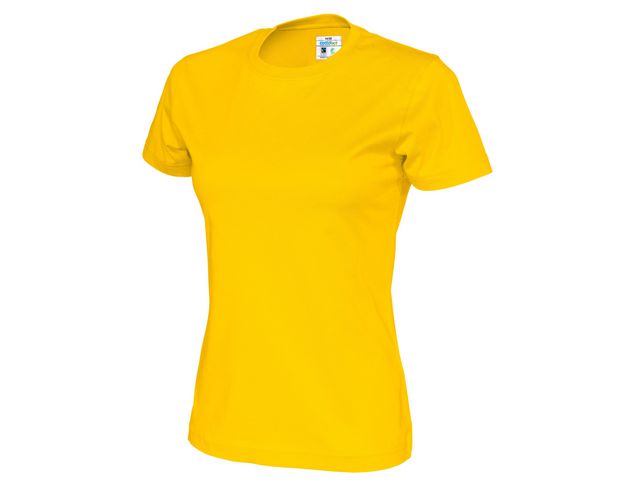 T-shirt COTTOVER dam GOTS gul M