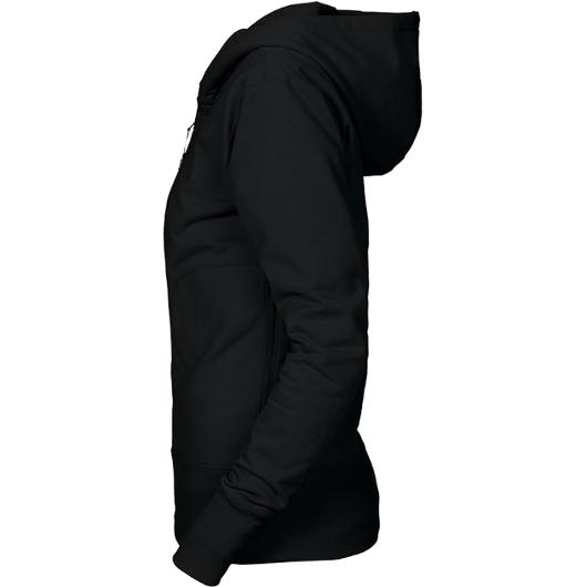 Hoodie zip TEXSTAR WC03 dam svart L