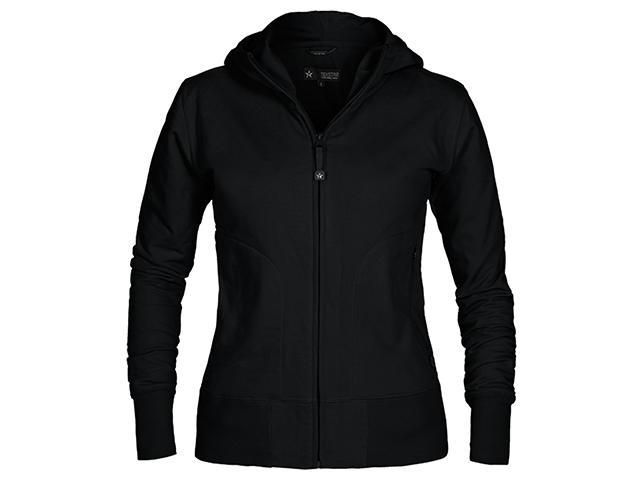 Hoodie zip TEXSTAR WC03 dam svart L