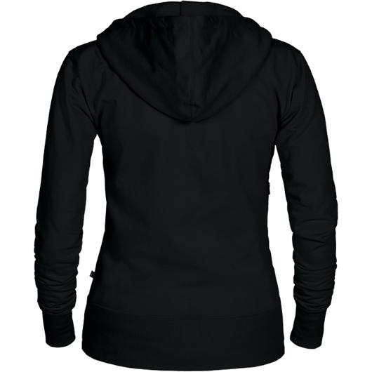 Hoodie zip TEXSTAR WC03 dam svart XL