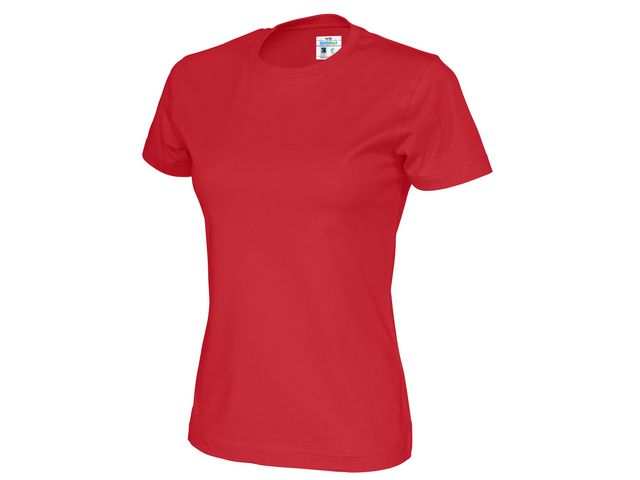 T-shirt COTTOVER dam GOTS röd M