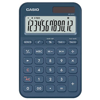 Bordsräknare Casio MS-20YC blå