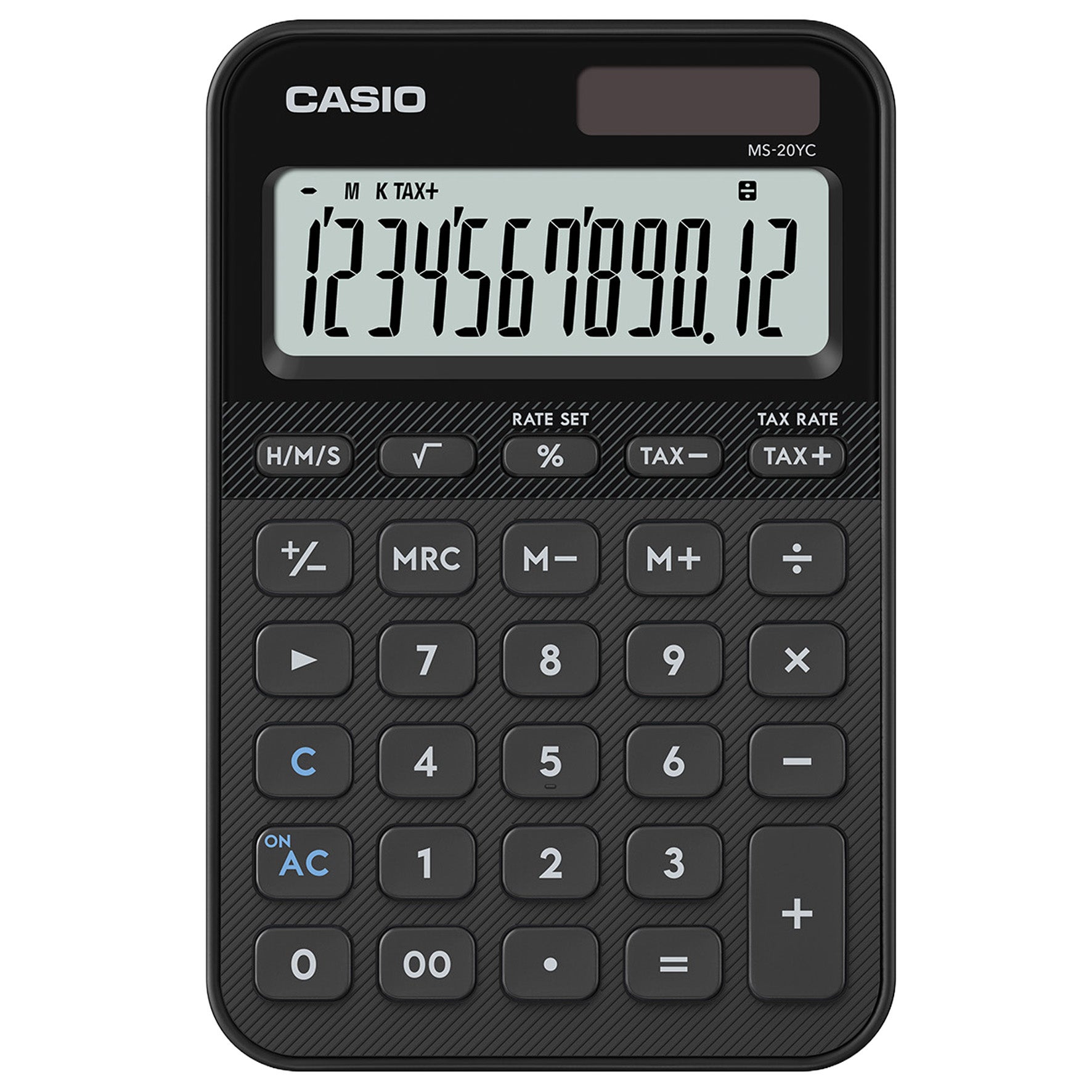 Bordsräknare Casio MS-20YC svart