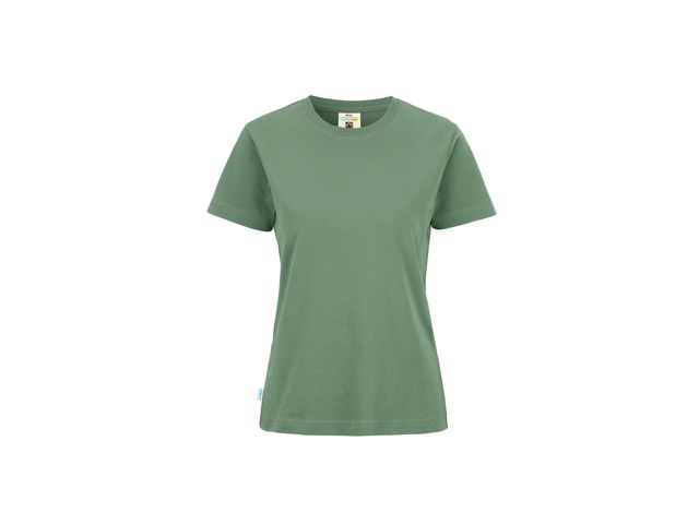 T-shirt COTTOVER dam GOTS dimgrön XS