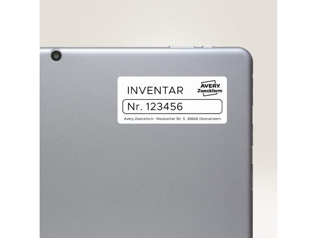 Etikett AVERY Stretch 457x254mm 800/fp