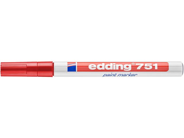Märkpenna EDDING 751 röd