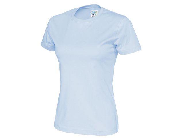T-shirt COTTOVER dam GOTS himmelsblå M