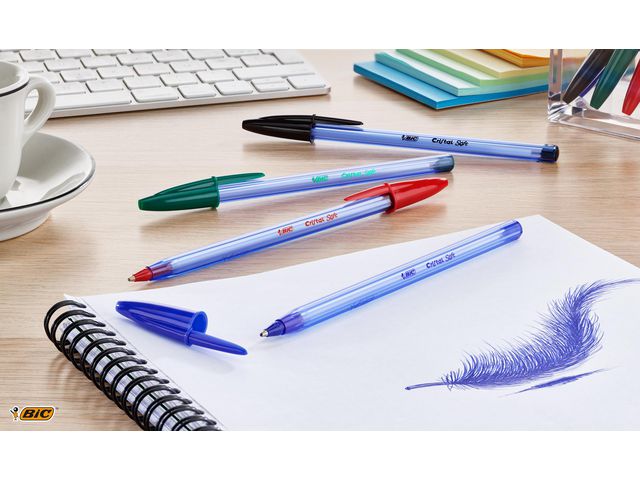 Kulpenna BIC Cristal Soft 1,2 blå