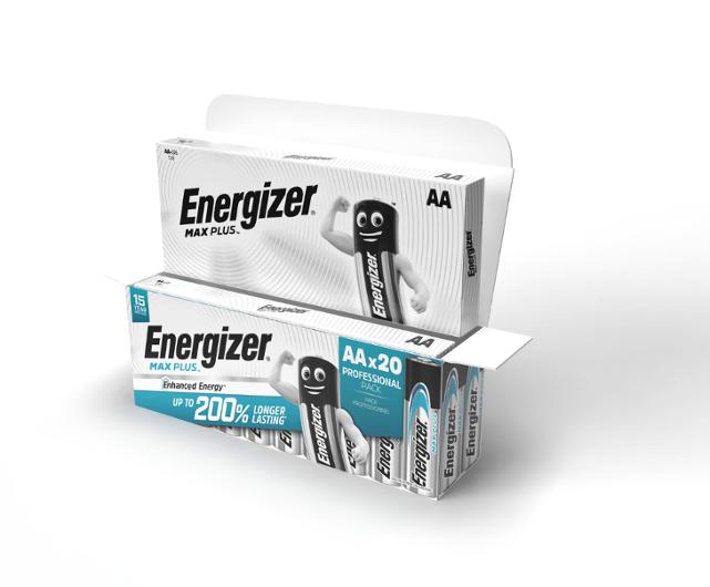 Batteri ENERGIZER Max Plus AA 20/fp